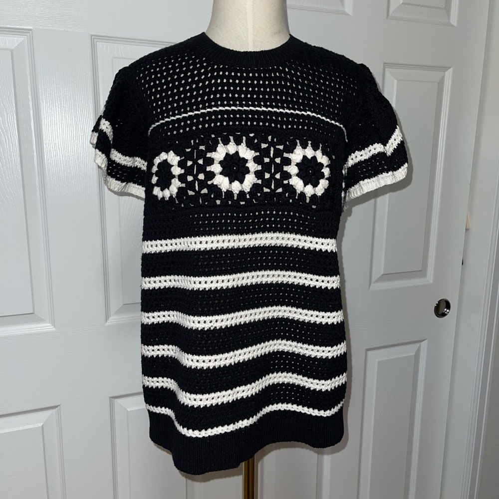 Adorable Crochet-knit Sweater | Size 2X - Picture 3 of 10